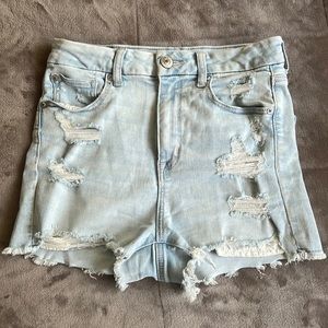 American Eagle Next Level Stretch High Waisted Shorts (Size 6)